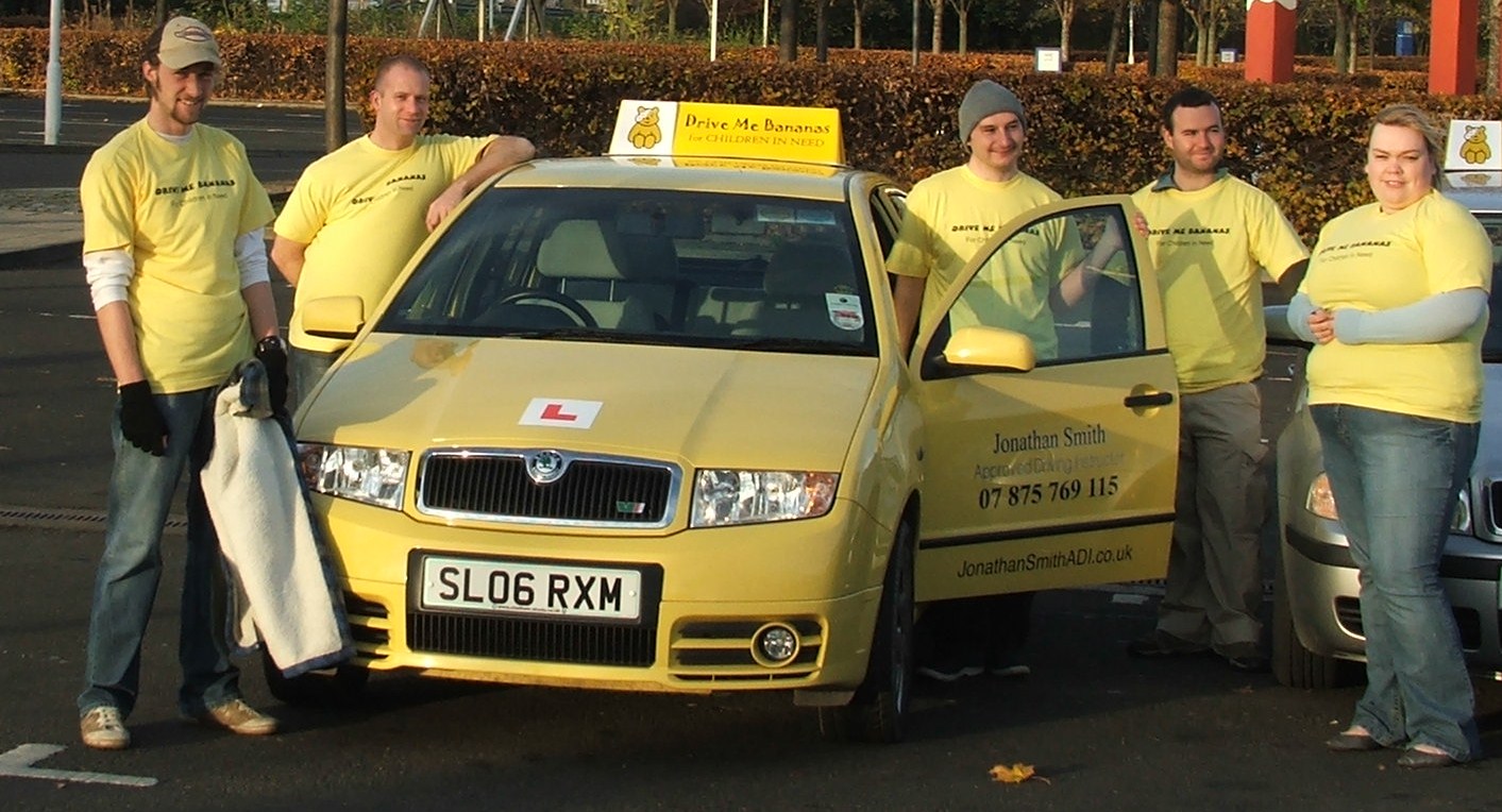 children in need driving lesson